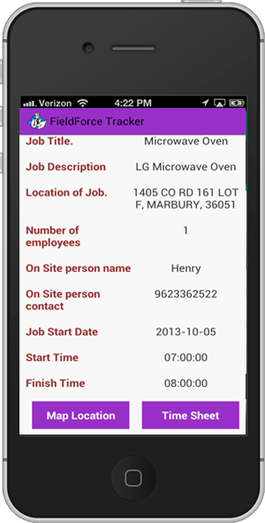Customer Feedback Service Software 3 work order job overview