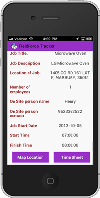 Mobile Apps for Field Service Technicians 8 work order job overview s1