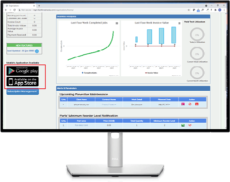 #1 Ranked Powerful Elevator Service Software 5 dashboard analytics info